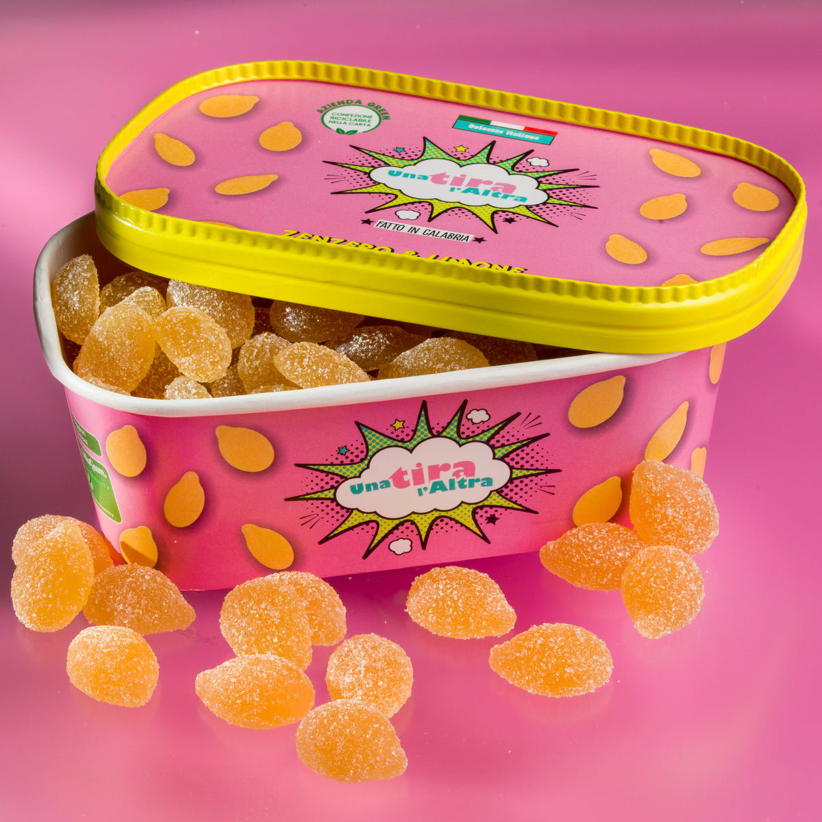 Fruit Drops Ginger & Lemon Marovato Italian Imports