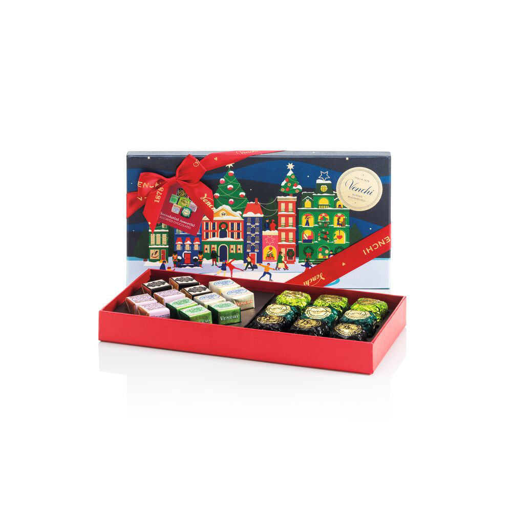 Christmas Gift Box with Assorted Chocolates – Marovato Italian Imports